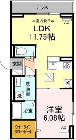 カーサ門源の物件間取画像